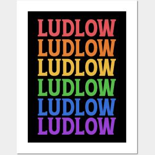 LUDLOW CASTLE CITY Posters and Art